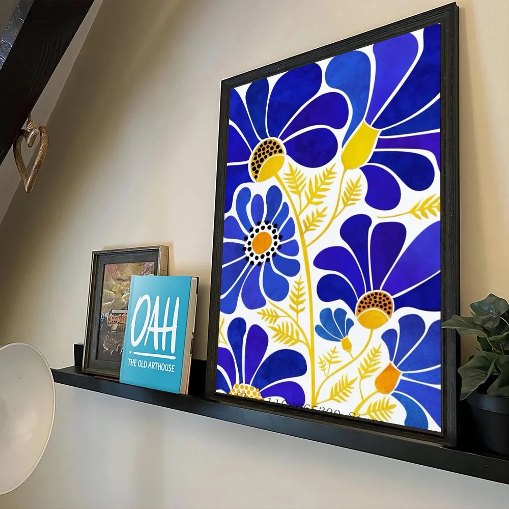 Plakáty s jemnými květinovými vzory Matisse