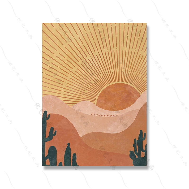 Obrazy na plátně Terracotta Sunset