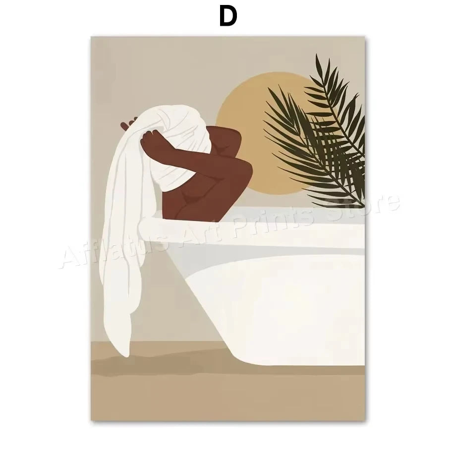 Obrazy na plátně Bathrobe