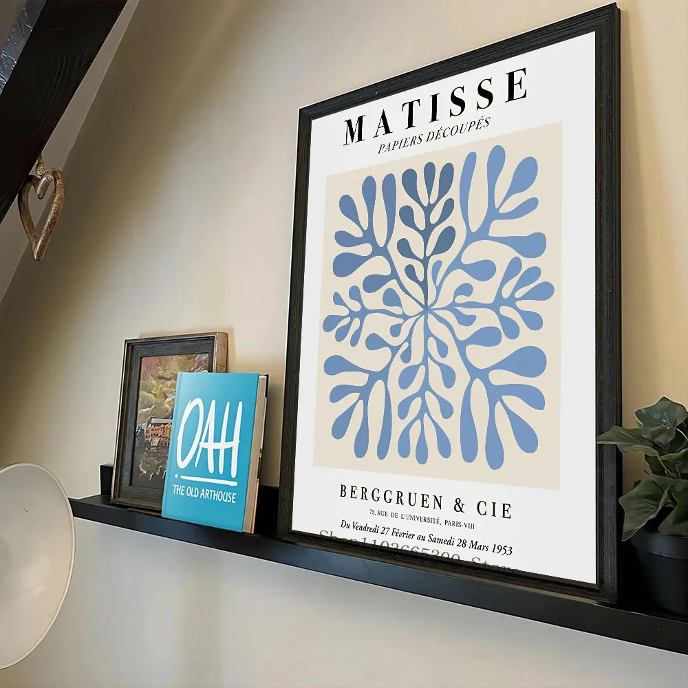 Plakáty s jemnými květinovými vzory Matisse