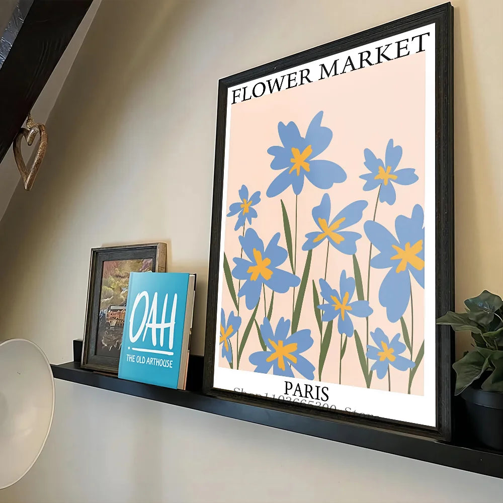 Plakáty s jemnými květinovými vzory Matisse