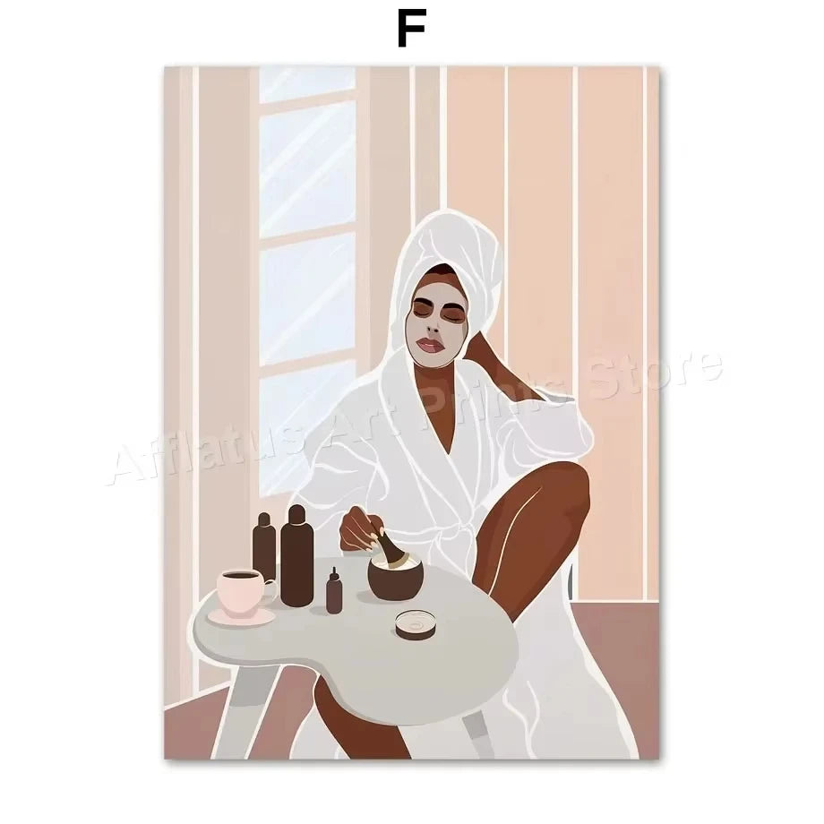Obrazy na plátně Bathrobe