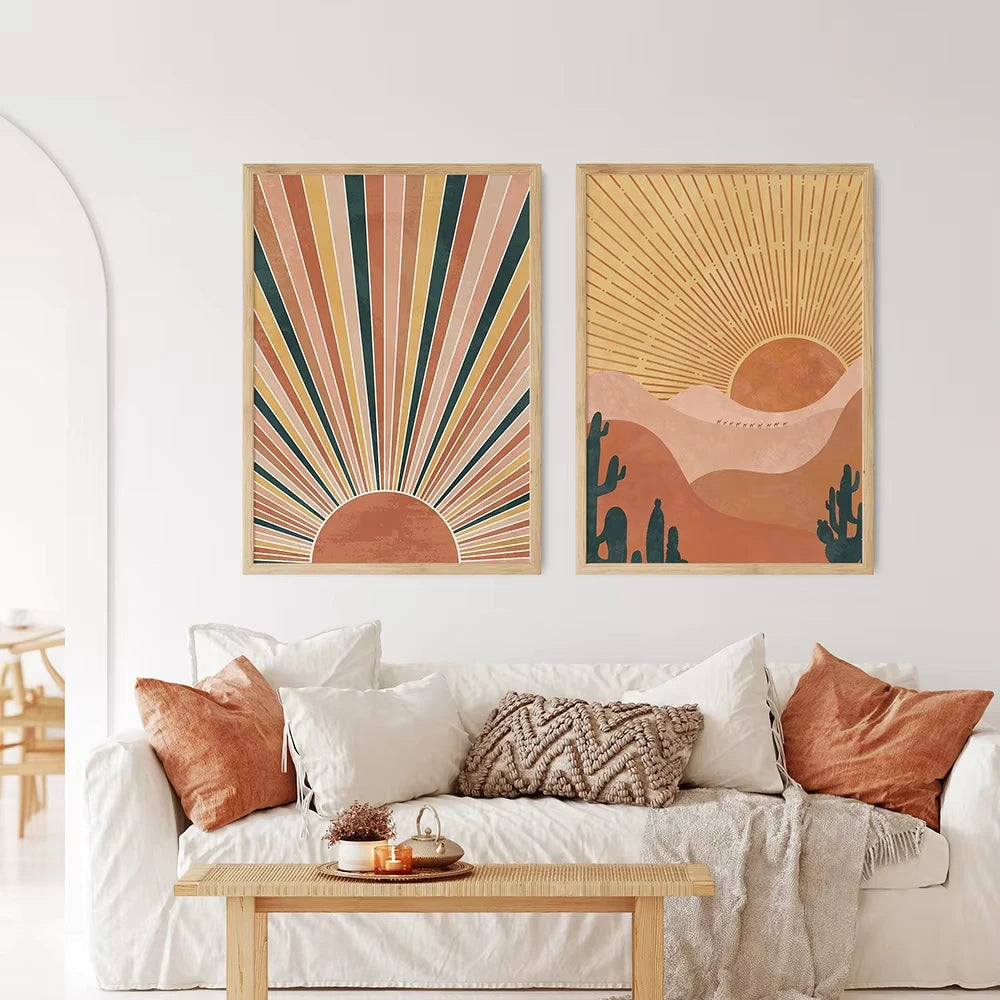 Obrazy na plátně Terracotta Sunset