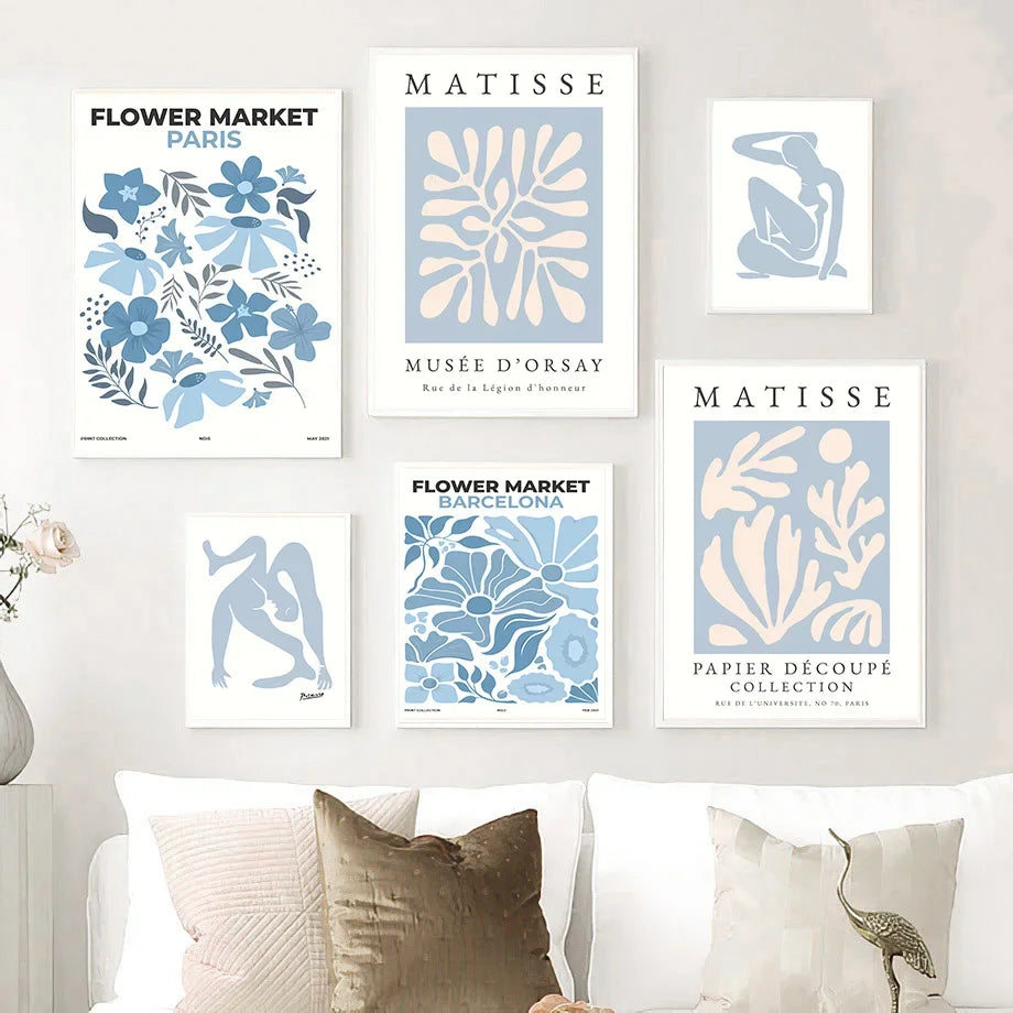 Boho Tropical Palm Tree Canvas Prints