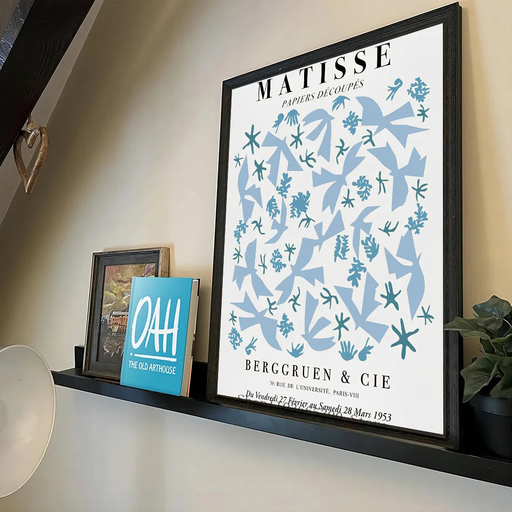 Plakáty s jemnými květinovými vzory Matisse