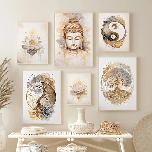 Obrazy na plátně Lotus Buddha