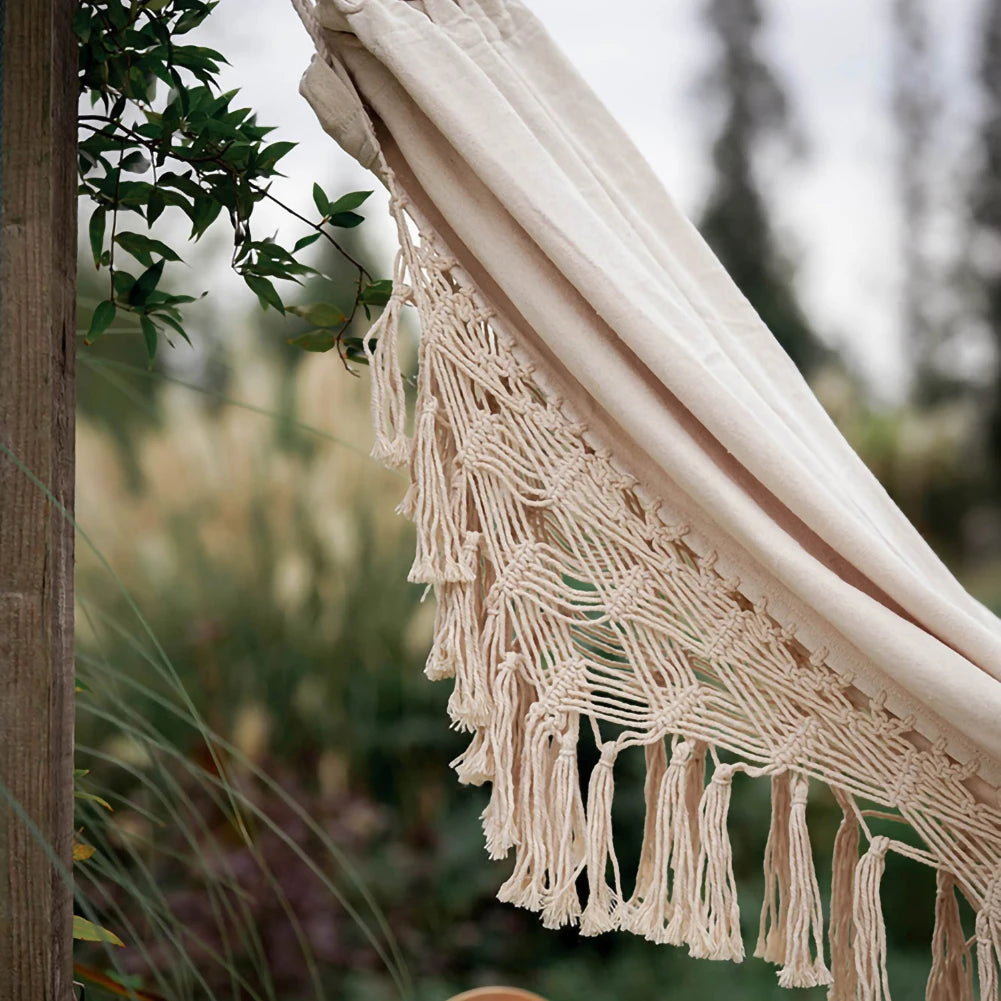 Large hammock in Boho Style Brazilian Macrame