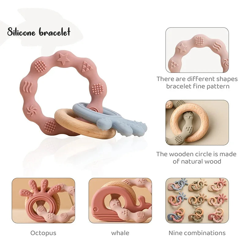 Silicone teethers BPA Free