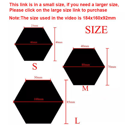 6/12 ks 3D nalepovací dekorativní zrcadla