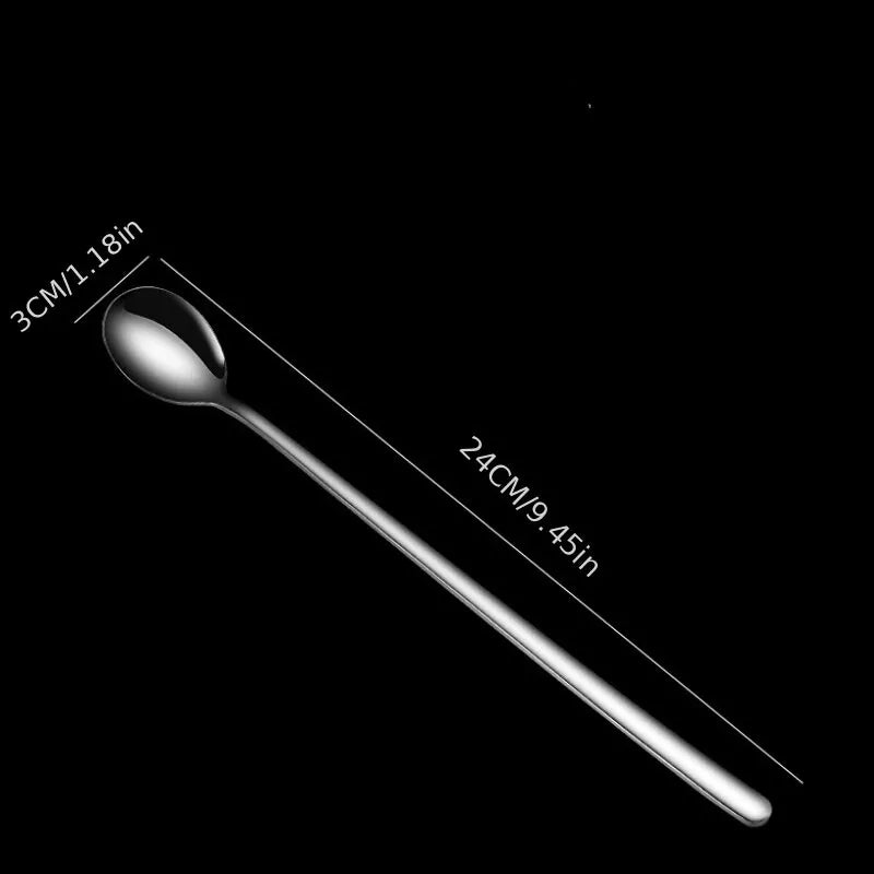 Stainless steel cocktail spoon