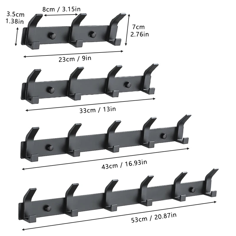 Modern hanger with hooks Mount