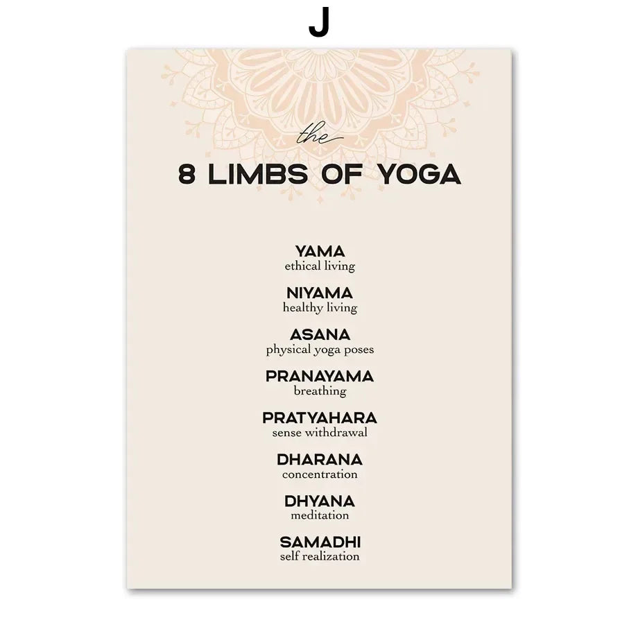 Boho obraz Mindful Living – Jóga, harmonie a ženská energie