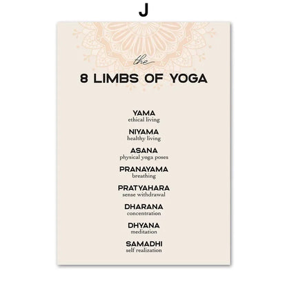 Boho obraz Mindful Living – Jóga, harmonie a ženská energie
