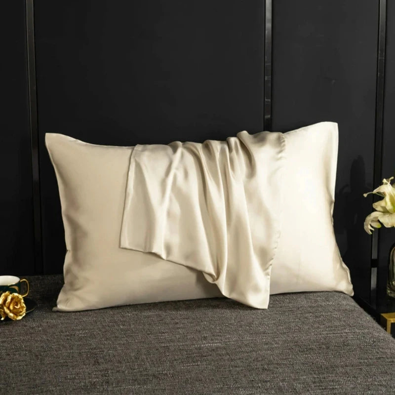 Hedvábný povlak na polštář Colette - Navy Blue 51 x 76 cm