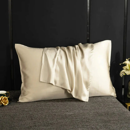 Hedvábný povlak na polštář Colette - Champagne Gold 51 x 76 cm