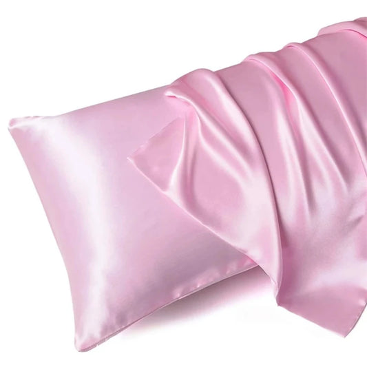 Hedvábný povlak na polštář Colette - Light Pink 51 x 76 cm