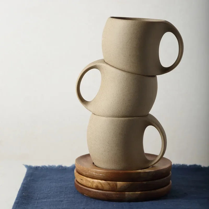 Coffee mug with marble pattern Sisi
