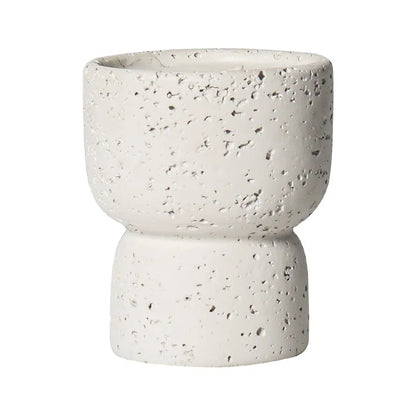 Cement table candles