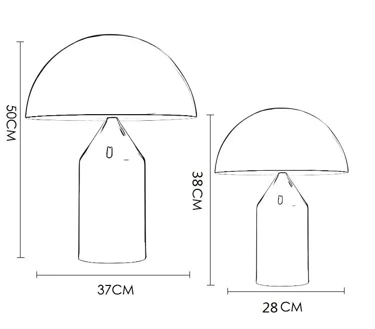 Rechargeable LED table lamp