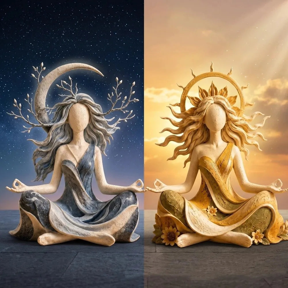 Meditační sošky SOLE & LUNA