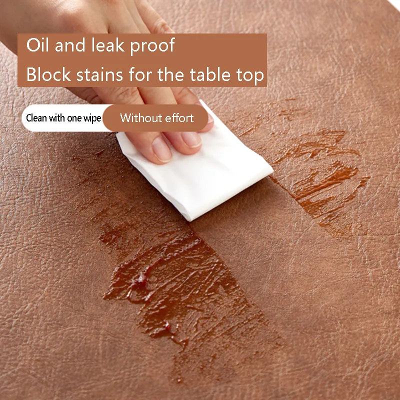 Heat-resistant waterproof pad in the appearance of cowhide