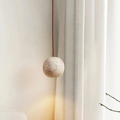 Závěsné stropní svítidlo z přírodního kamene Travis