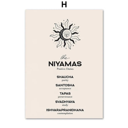 Boho obraz Mindful Living – Jóga, harmonie a ženská energie