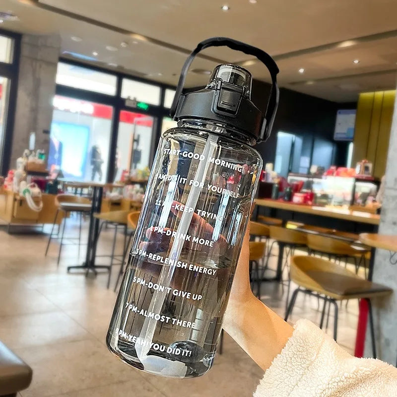 Large Timeline Portable Water Bottle 2L