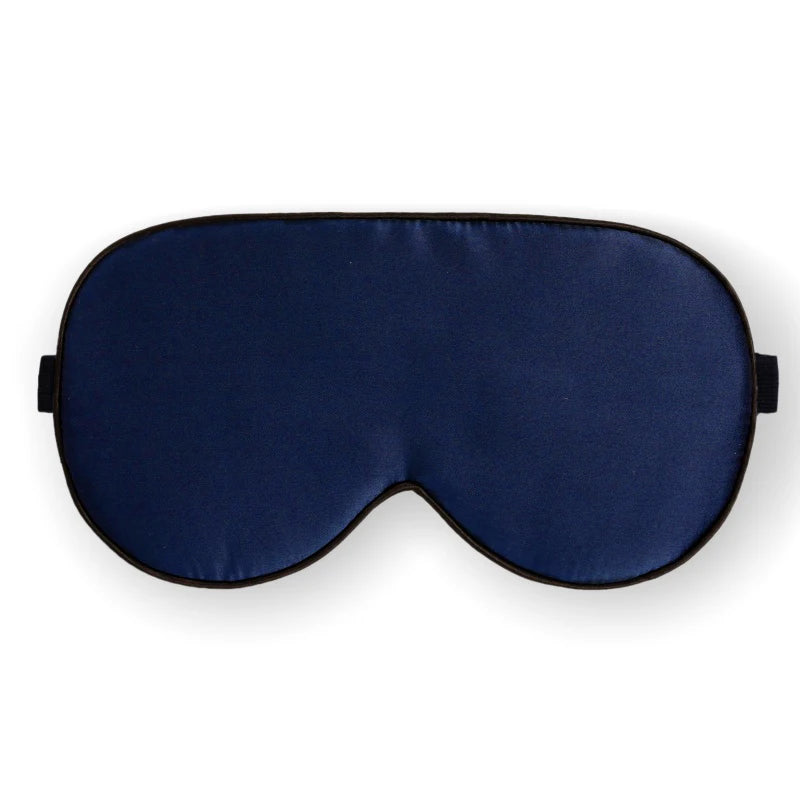 Hedvábná maska na spaní ze 100% morušového hedvábí Juliette - Dark Blue
