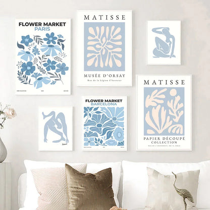 Boho Tropical Palm Tree Canvas Prints