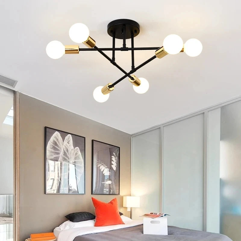 Minimalistic LED ceiling light in Nordic Style